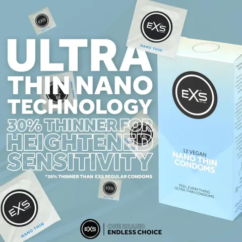 Презерватив - EXS Nano Thin Condom, 1 шт.