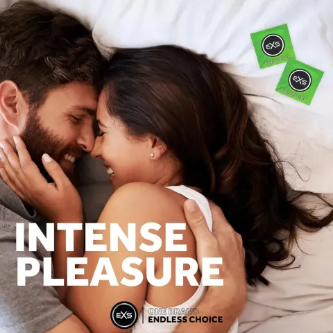 Презерватив - EXS Ribbed And Dotted Condom, 1 шт.