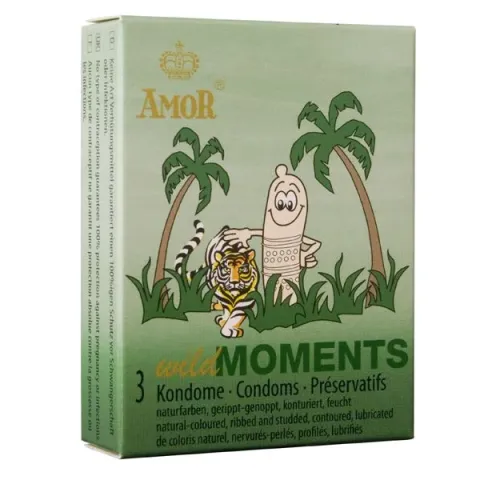 Презервативи - Amor Wild Moments, 3 шт.