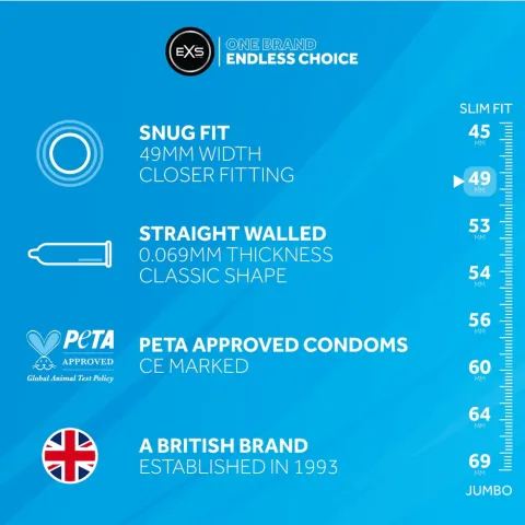 Презервативы — EXS Snug Fit, 12 шт.