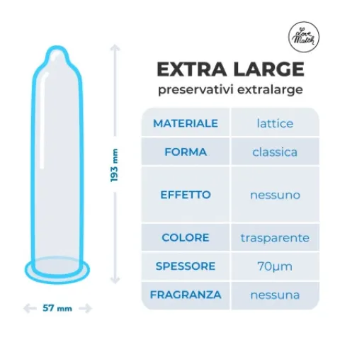Презервативи - Extra Large, 6 шт.