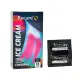 Презервативы Голографический Recare Мороженое Big Doted Condoms 12 штук, с пузырьками, аромат: мороженое