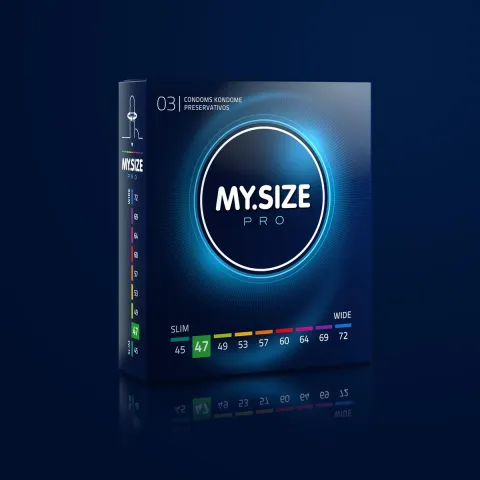 Презервативы — My.Size Pro 47, 3 шт.