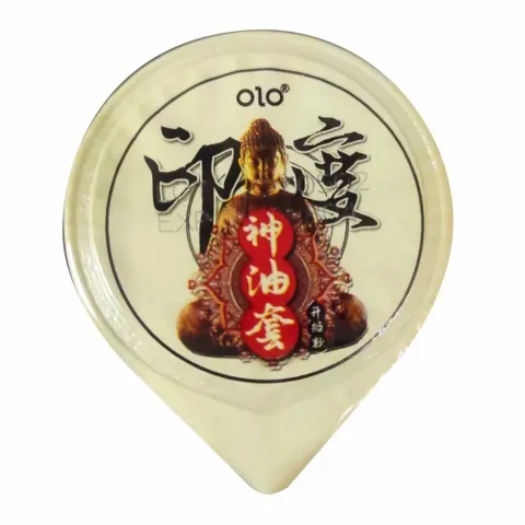 Презервативи - Olo Gold Indian God Oil, з точковим та пролонгуючим ефектом, 10 шт
