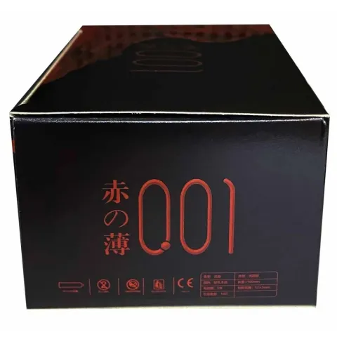 Презервативы — Olo RedBlack, ультратонкие, с термоэффектом, 10 шт.