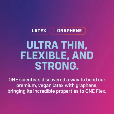 Презервативы ONE Flex Graphene, 10 шт., супертонкие, очень прочные, подарочная упаковка — тубус