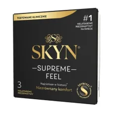 Презервативи - SKYN Supreme Feel, ультратонкі, безлатексні, 3 шт