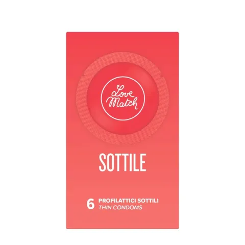 Презервативи - Sottile (Thin), 6 шт.