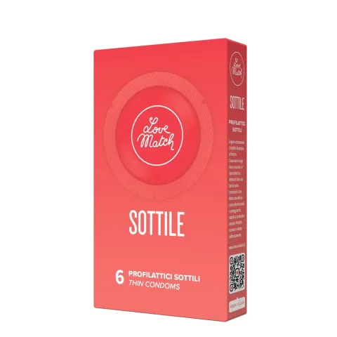 Презервативи - Sottile (Thin), 6 шт.