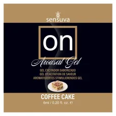 Пробник возбуждающего геля Sensuva — ON for Her Arousal Gel Coffee Cake (4 мл)