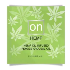 Пробник возбуждающего масла Sensuva — ON for Her Hemp Infused Arousal Oil (0,5 мл)