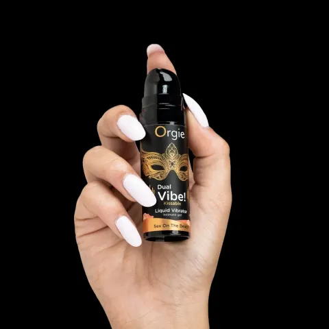 Збуджуючий гель з ефектом вібрації - Orgie Dual Vibe! Liquid Vibrator Sex On The Beach, cекс на пляжі,
