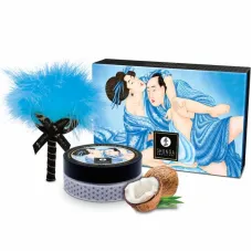 Смачна пудра для оральних пестощів Shunga Body Powder Coconut Thrills, 75 г, аромат кокоса