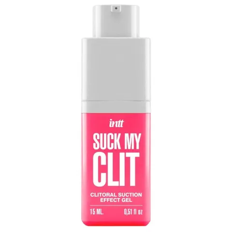 Смоктайзер для клитора Intt Suck My Clit Wild Strawberry (15 мл), клубника, гель с эффектом всасывания