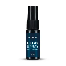 Спрей-пролонгатор Boners Delay Spray 15 мл, легкий анестетик лаурет-9 + метил лактат