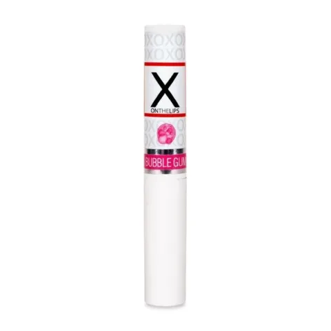 Стимулювальний бальзам для губ унісекс Sensuva – X on the Lips Bubble Gum з феромонами, жуйка