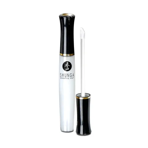 Стимулирующий блеск для губ Shunga LIPGLOSS – Coconut Water (10 мл), эффект покалывания, холод-тепло