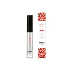 Стимулювальний блиск для губ EXSENS Strawberry Hot Kiss 7 мл, зігріває та охолоджує