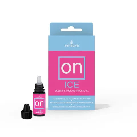 Стимулирующие капли для клитора Sensuva – ON Arousal Oil for Her Ice (5 мл) с охлаждающим эффектом, до 30 минут