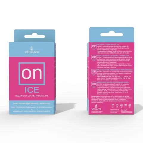 Стимулирующие капли для клитора Sensuva – ON Arousal Oil for Her Ice (5 мл) с охлаждающим эффектом, до 30 минут