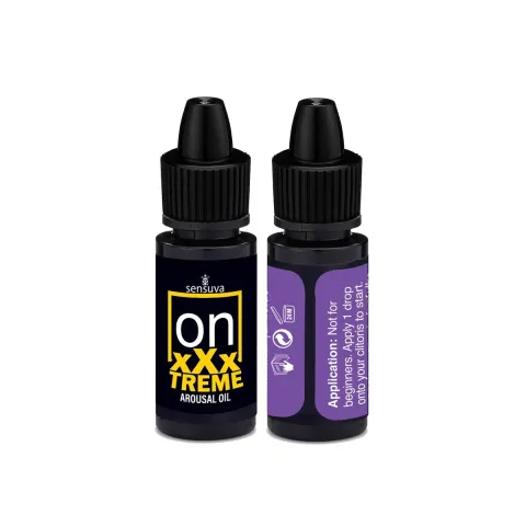 Збуджувальні краплі для клітора Sensuva On xXxTREME Arousal Oil (5 мл) with Antidote (5 мл) + антидот