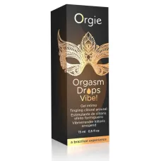 Краплі збуджуючі - Orgie Orgasm Drops, аромат персика, 15 мл