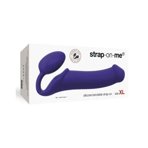 Страпон без ремней Strap-On-Me Violet XL, полностью регулируемый, диаметр 4,5 см
