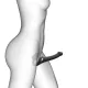Вибрострапон без ремней с вакуумной стимуляцией Strap-On-Me MULTI ORGASM Black XL, регулируемый