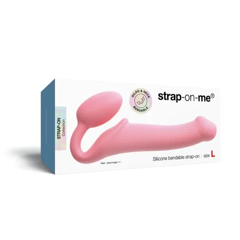 Страпон без ремней Strap-On-Me Rose L, полностью регулируемый, диаметр 3,7 см