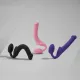 Страпон без ремней Strap-On-Me Rose M, полностью регулируемый, диаметр 3,3 см