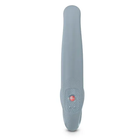 Страпон без ремня с вибрацией Fun Factory SHARE VIBE PRO cool grey, регулируемый