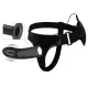 Страпон - Pretty Love Marvin Vibrating StrapOn Harness Black, 16.2 см