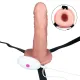Страпон - Vibrating Unisex Hollow Strap On 6.5