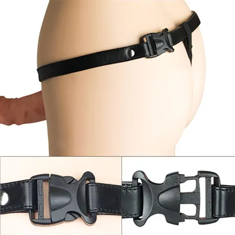 Страпон - Vibrating Unisex Hollow Strap On 6.5