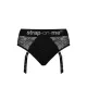 Мереживні труси для страпону з підв'язками для панчох Strap-On-Me DIVA HARNESS - XL