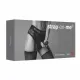 Кружевные трусы для страпона с подвязками для чулков Strap-On-Me DIVA HARNESS — S