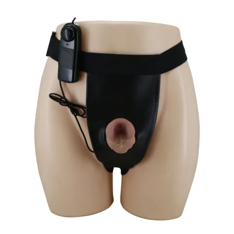 Пустой страпон — Pretty Love Harness Briefs Houston, коричневый