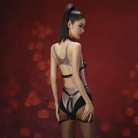 Сбруя со страпоном LOCKINK SEVANDA «Queen Sheba» в комплекте с золотым дилдо