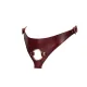 Кожаные трусики для страпона Liebe Seele Wine Red Strap on Harness, универсальный размер