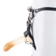 Страпон LOCKINK SEVANDA Queen Sheba Strapon Golden Dildo, регулируемые крепления, силиконовый дилдо