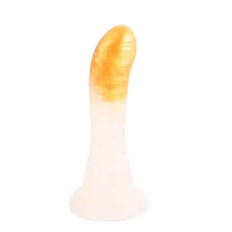 Страпон LOCKINK SEVANDA Queen Sheba Strapon Golden Dildo, регулируемые крепления, силиконовый дилдо