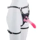 Страпон LOCKINK SEVANDA Queen Sheba Strapon Pink Dildo, регулируемые крепления, силиконовый дилдо