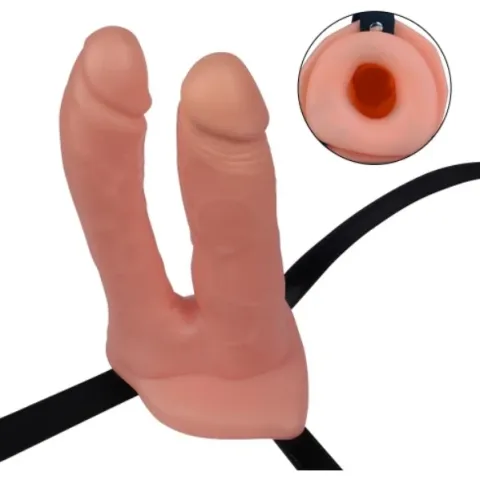 Порожнистий страпон - Unisex Hollow Double Penetration 6
