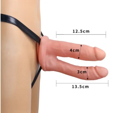 Порожнистий страпон - Unisex Hollow Double Penetration 6