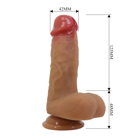Страпон - Pretty Love Fogg 4.7 Silicone Dildo with Harness Briefs