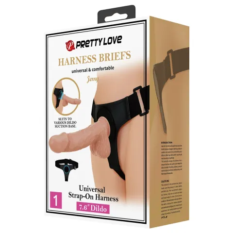 Страпон — трусики-ремень Pretty Love Jerry 7,6