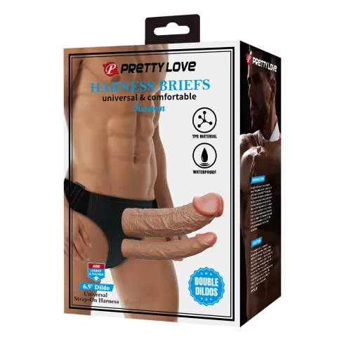 Страпон - Pretty Love Harness Briefs Strap on Kearen