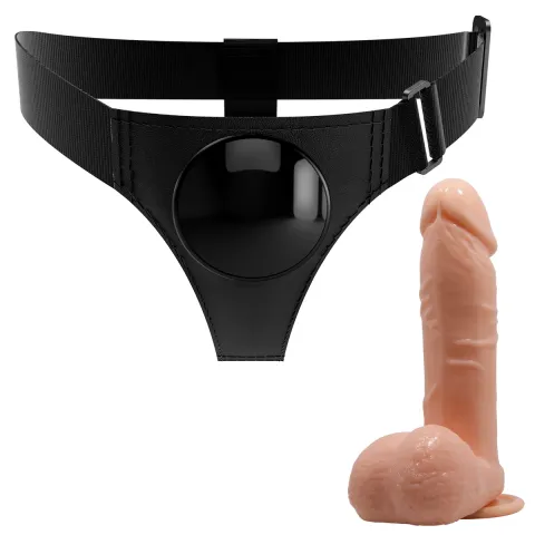Страпон - Pretty Love Harness Briefs Tom 7.4