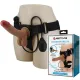Страпон сквіртний та вібруючий Pretty Love Oher, Vibration Squirt, TPR ABS PU Nylon