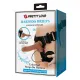 Страпон сквіртний та вібруючий Pretty Love Oher, Vibration Squirt, TPR ABS PU Nylon
